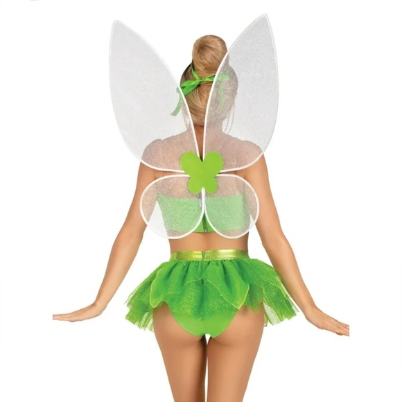 Leg Avenue Shimmering Green  Rebel Fairy Costume size S/P NEW 5piece - Picture 3 of 10